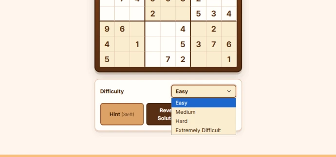 Difficulty Selector