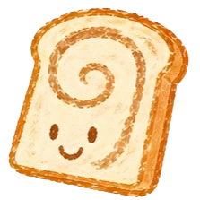 Slice of cinnamon swirl bread
