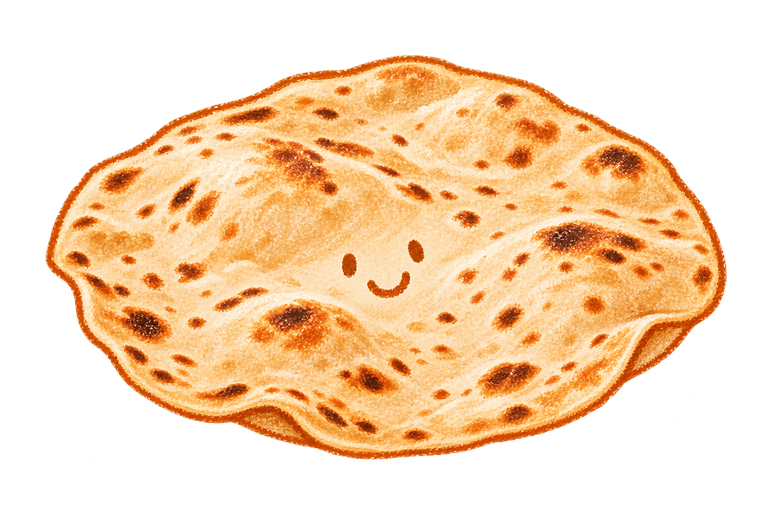 Chapati on a Home Pan