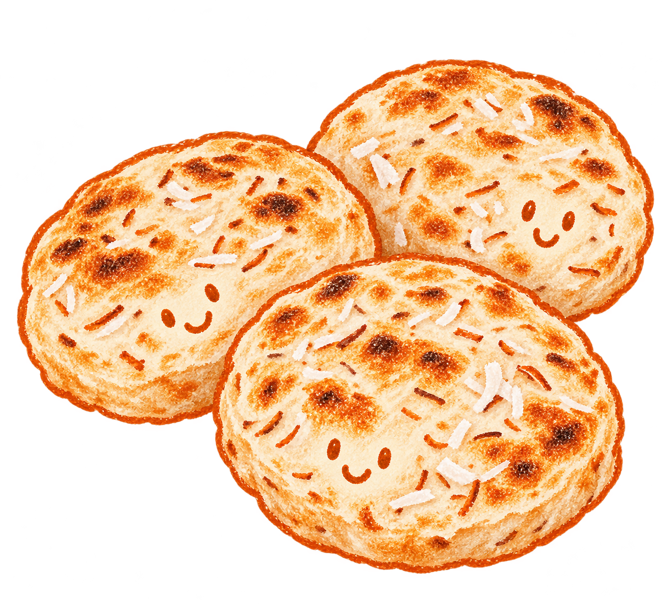 Fresh-Coconut Pol Roti
